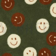 TEDDYSTOFF JACQUARD HAPPY FACES GRÜN (thumbnail)