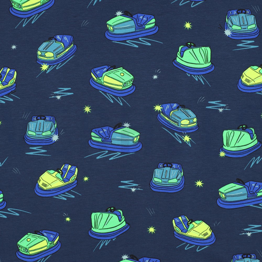 JERSEY NEON AUTO-TAMPONS BLEU NUIT