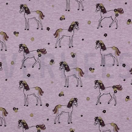 JERSEY MELIERT GLITZER PFERDE LILA/VIOLETT (hover)