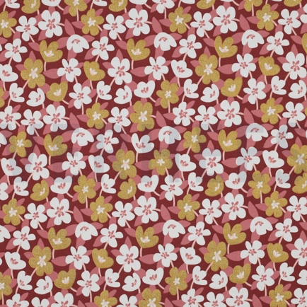 JERSEY GLITTER BLOEMEN BRICK (hover)