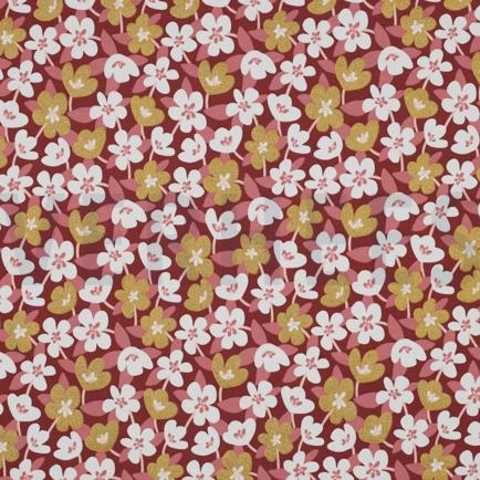 JERSEY GLITTER FLOWERS BRICK (hover)