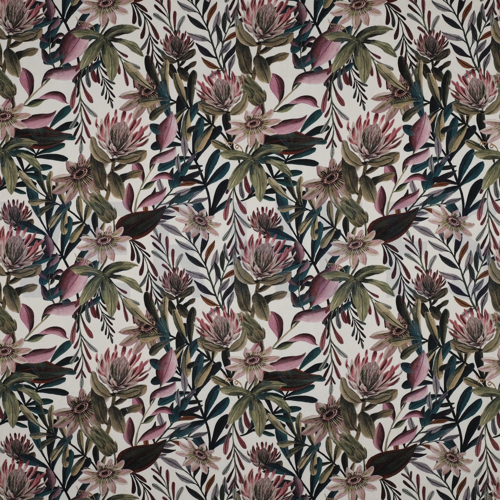 CANVAS DIGITAL FLOWERS OFFWHITE