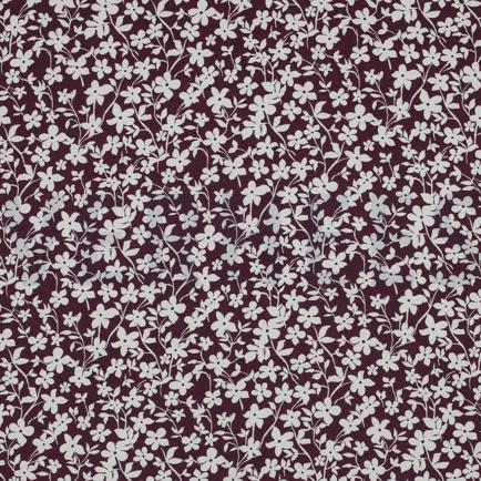 VISCOSE RADIANCE FLEURS BORDEAUX (hover)