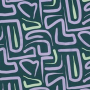 VISCOSE RADIANCE ABSTRAIT VERT FONCÉ (thumbnail)