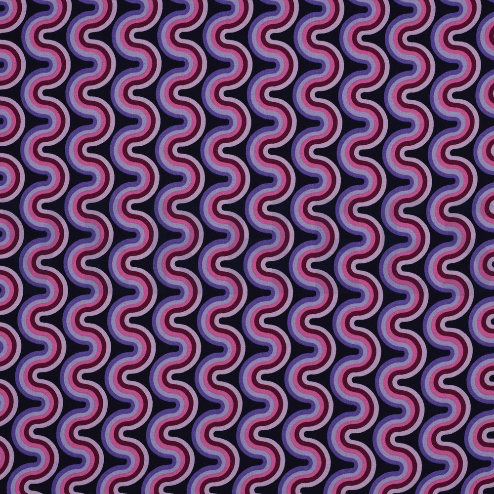 VISCOSE RADIANCE GEOMETRIC PURPLE