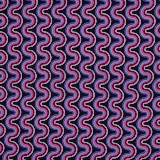 VISKOSE RADIANCE GEOMETRISCH LILA/VIOLETT #7