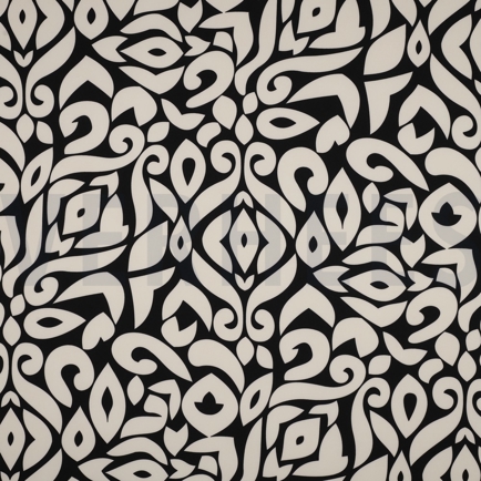 MAGNOLIA STRETCH ABSTRACT SCHWARZ (hover)