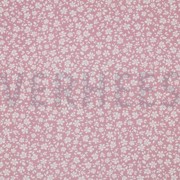 VISCOSE POPLIN STRETCH KLEINE BLOEMEN KERSENBLOESEM (thumbnail)