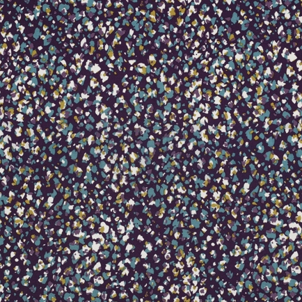 VISKOSE POPELINE STRETCH TIERHAUT AUBERGINE (hover)