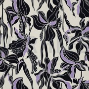 VISCOSE ROSELLA STRETCH BLOEMEN ECRU (thumbnail)