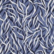 VISCOSE POPLIN STRETCH DIERENHUID JEANSBLAUW (thumbnail)