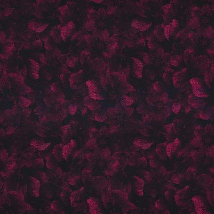 VISCOSE ROSELLA STRETCH DIGITAAL BLOEMEN FUCHSIA (hover)