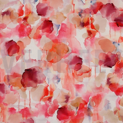 VISCOSE ROSELLA STRETCH DIGITAL ABSTRACT PINK (hover)