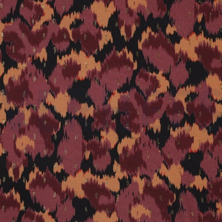 VISCOSE LUREX DIERENHUID ZWART (hover)