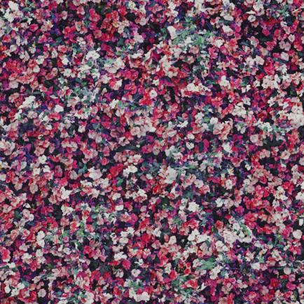 VISCOSE LUREX DIGITAL FLEURS FUCHSIA (hover)