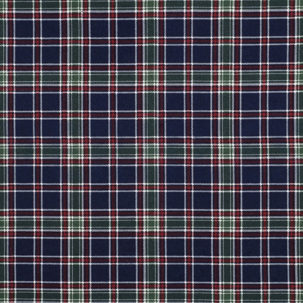 FLANEL RUITEN MARINEBLAUW