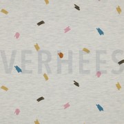 JERSEY MELIERT GLITZER KRIZELEIEN ECRU (thumbnail)