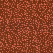 LENZING™ ECOVERO™ HEARTS BROWN (thumbnail)