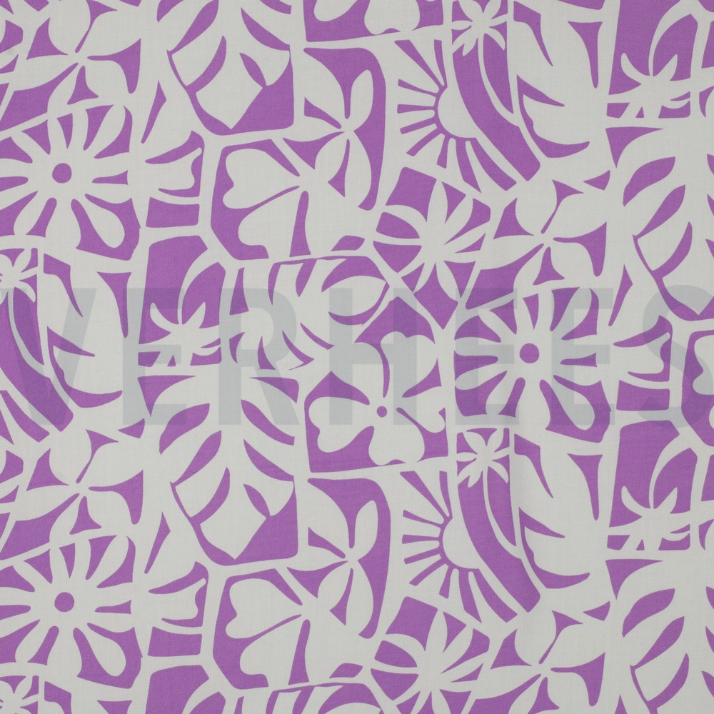 LENZING™ ECOVERO™ GEOMETRISCH PAARS