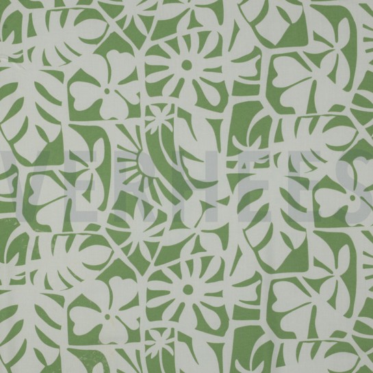 LENZING™ ECOVERO™ GEOMETRIC GREEN #7