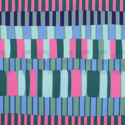 KATOEN VISCOSE STREPEN GROEN (hover)