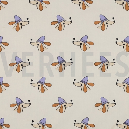 FINE POPLIN DOGS OFFWHITE (hover)