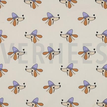 FINE POPLIN DOGS OFF WHITE (hover)