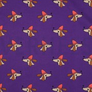 FINE POPLIN DOGS PURPLE (thumbnail)
