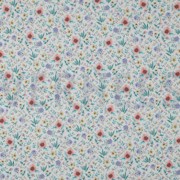 POPELINE DE COTON DIGITAL FLEURS BLANC CASSÉ (thumbnail)