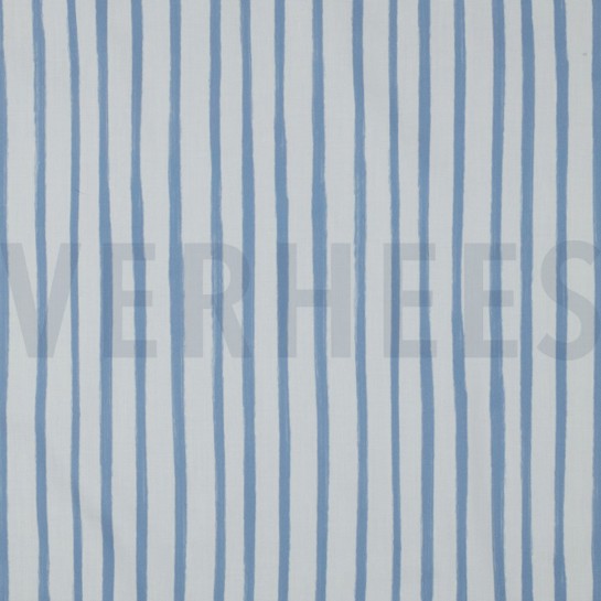 BAUMWOLLE POPELINE DIGITAL VIVE LA FRANCE WEISS #7