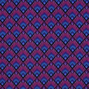 VISCOSE RADIANCE DIGITAL GRAPHIQUE BLEU MARINE (thumbnail)
