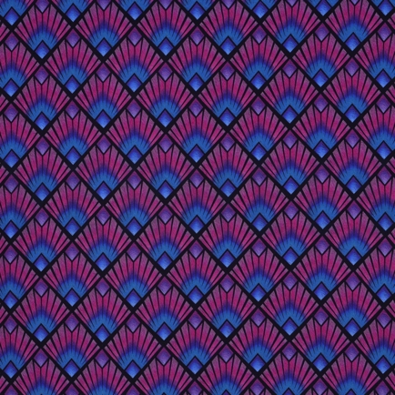 VISCOSE RADIANCE DIGITAL GRAPHIC NAVY (hover)