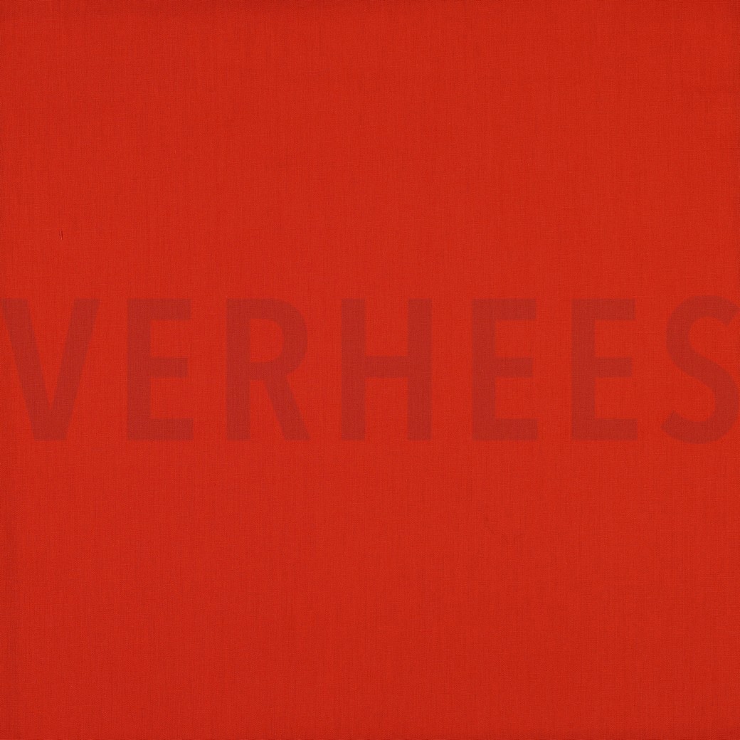 BAUMWOLLE POPELINE FLAMMENORANGE