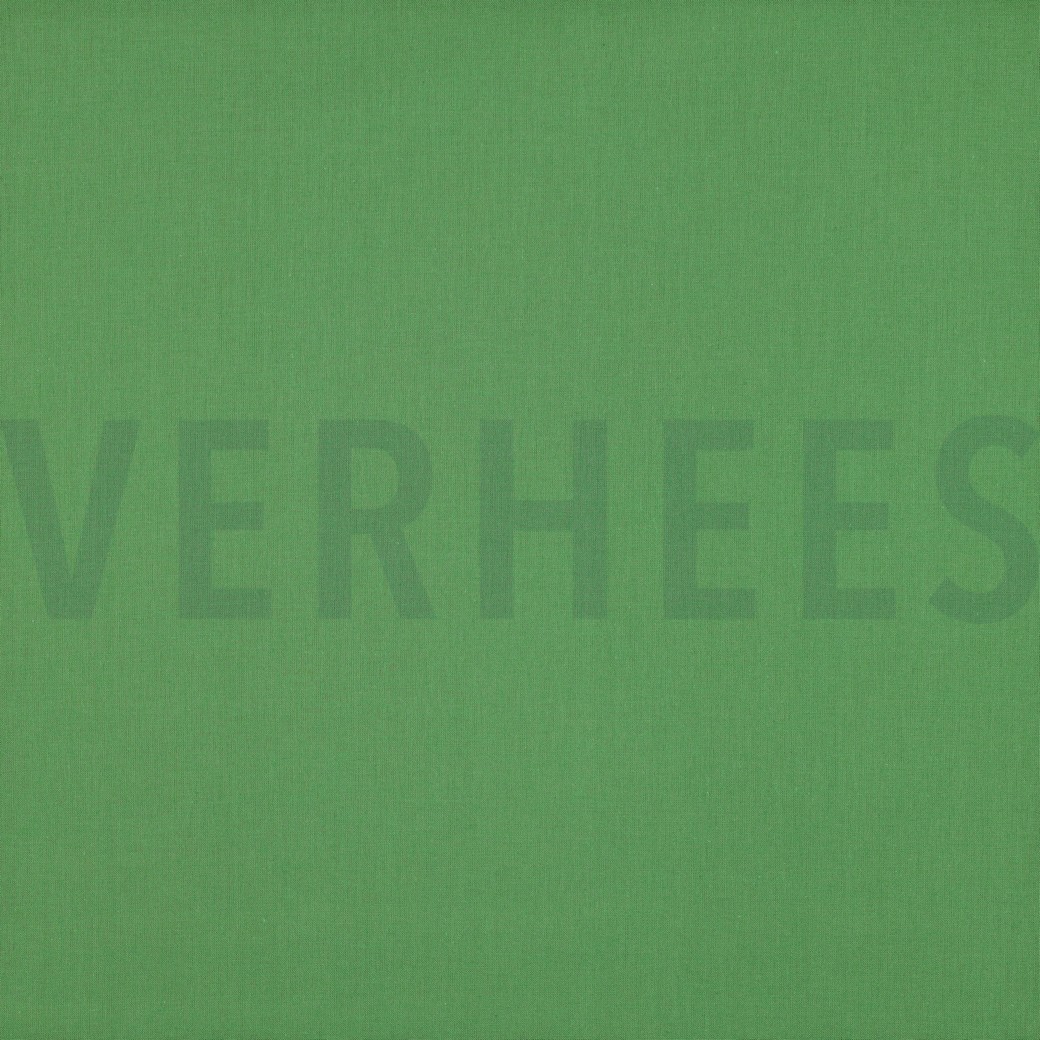 BAUMWOLLE POPELINE HELLGRÜN