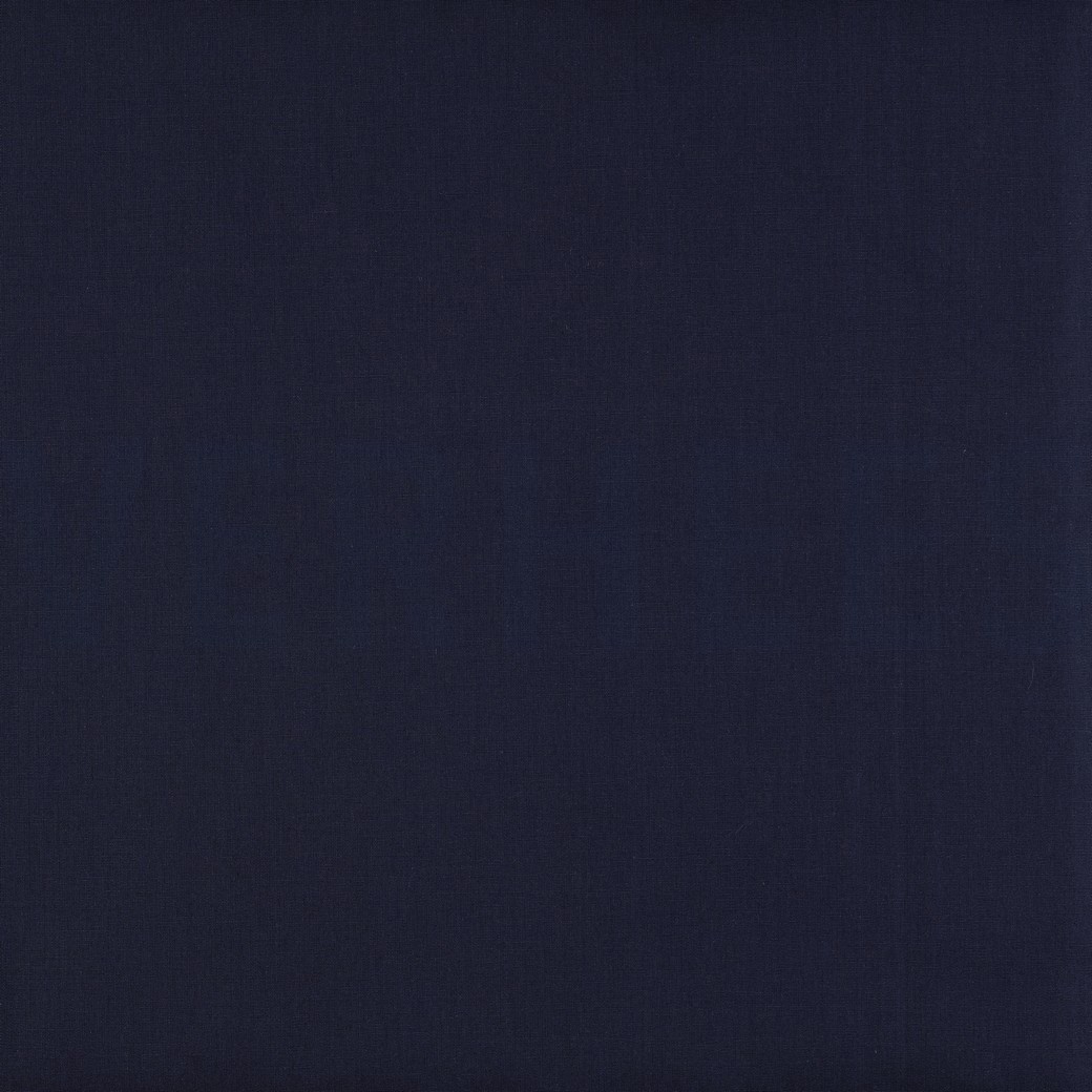 KATOEN POPLIN MARINEBLAUW