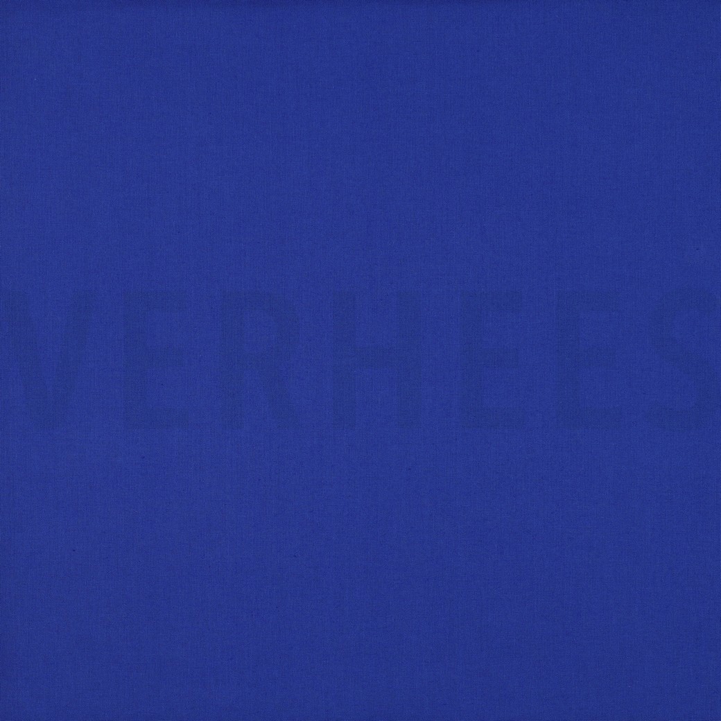 COTTON POPLIN COBALT
