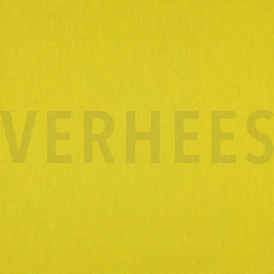 KATOENEN POPLIN CITROENGEEL #7