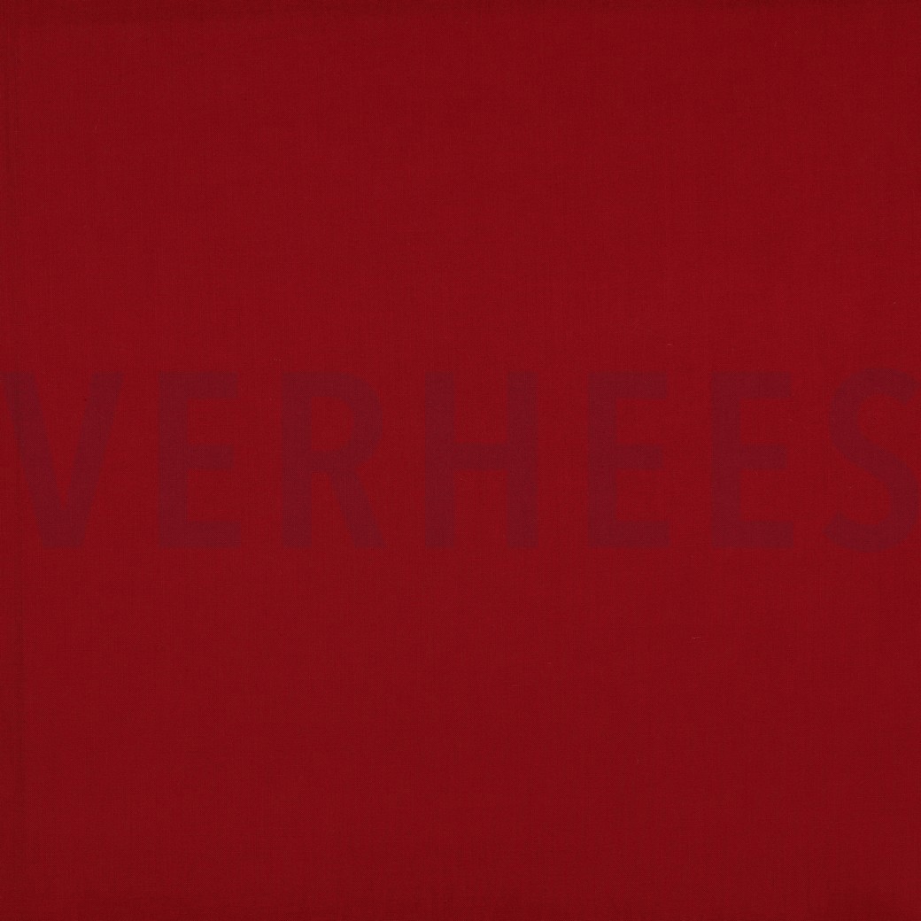 COTTON POPLIN WINE RED