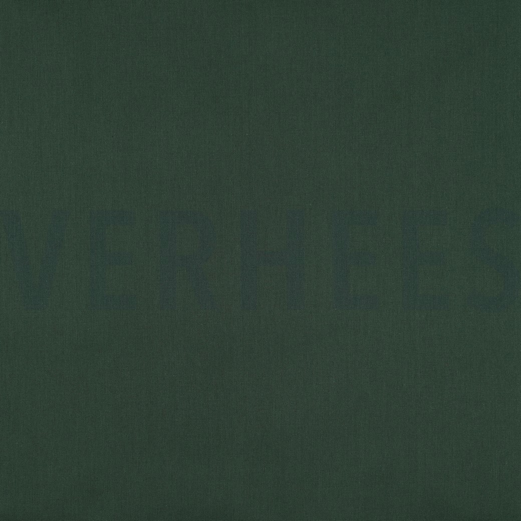 BAUMWOLLE POPELINE DUNKELGRÜN