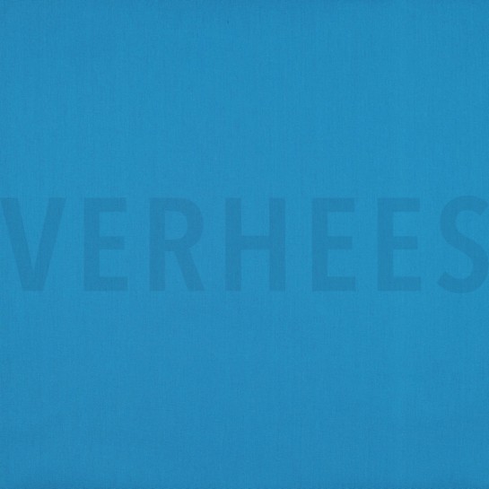 KATOENEN POPLIN AQUA BLAUW #7