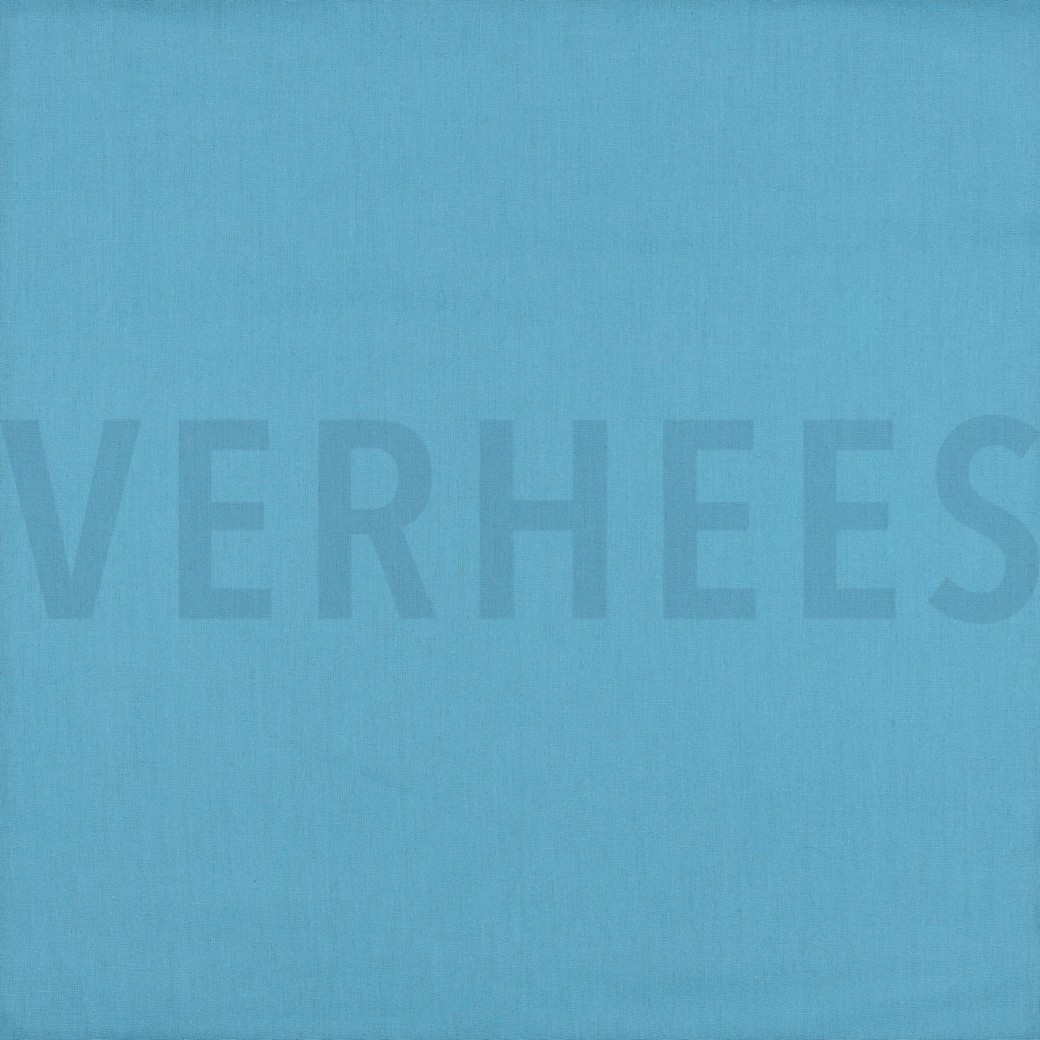 BAUMWOLLE POPELINE HIMMELBLAU