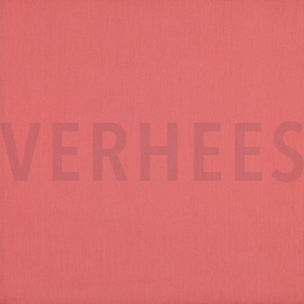 BAUMWOLLE POPELINE KORALLE