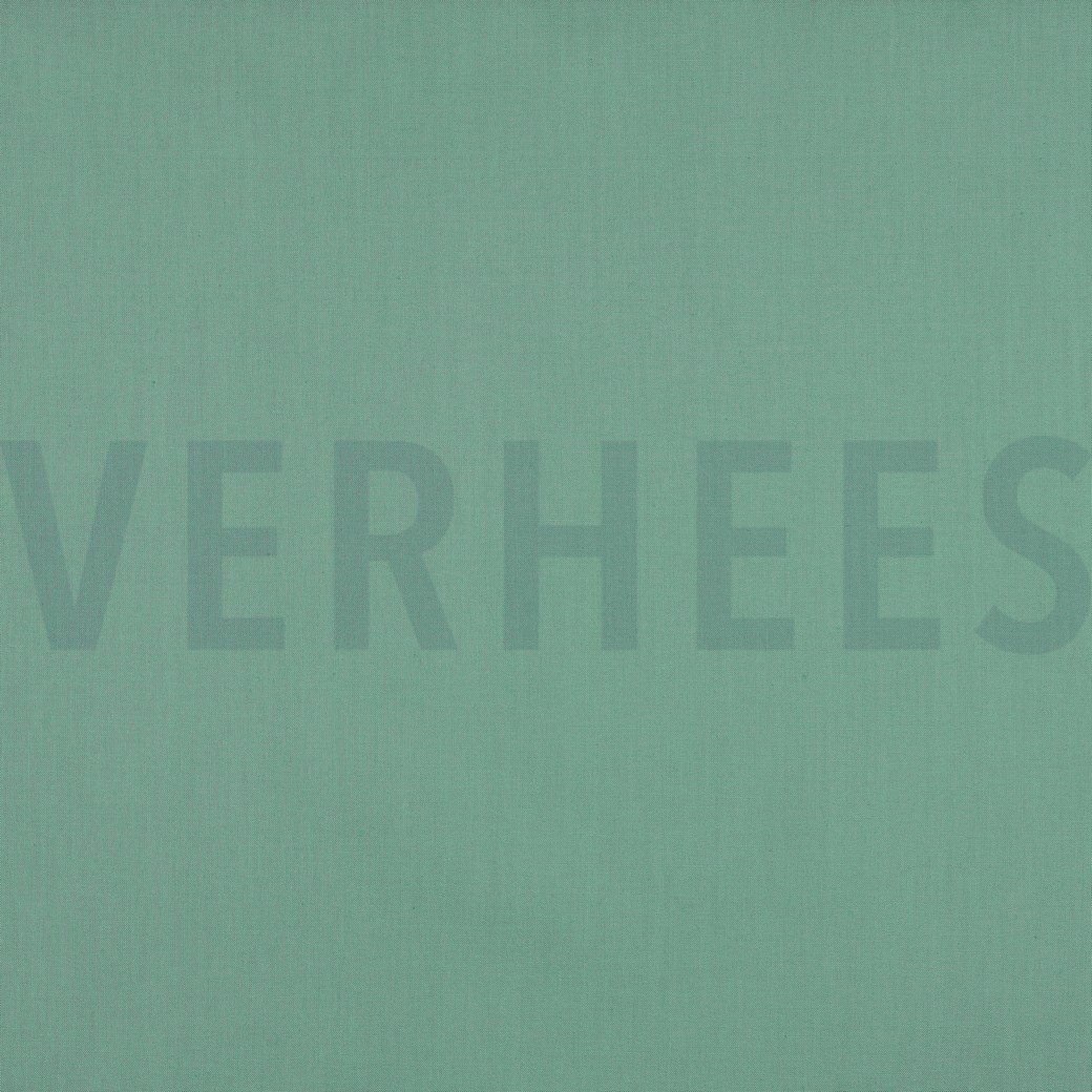 BAUMWOLLE POPELINE ALTGRÜN