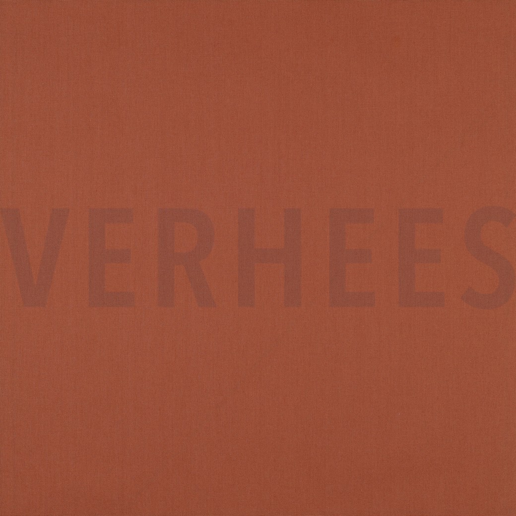 BAUMWOLLE POPELINE RUST