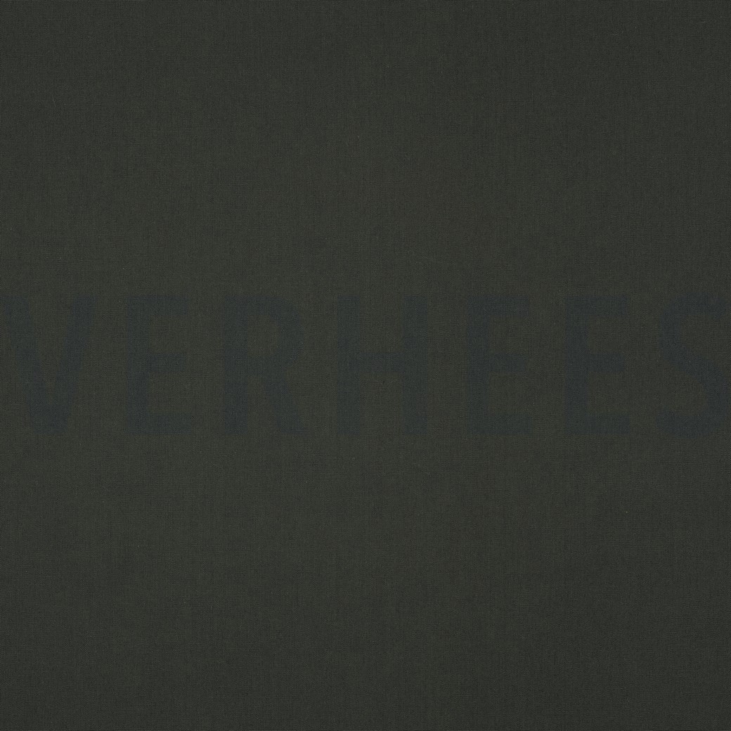 COTON POPLIN VERT ARMÉE