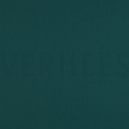 KATOENEN POPLIN DONKER CYAN #7