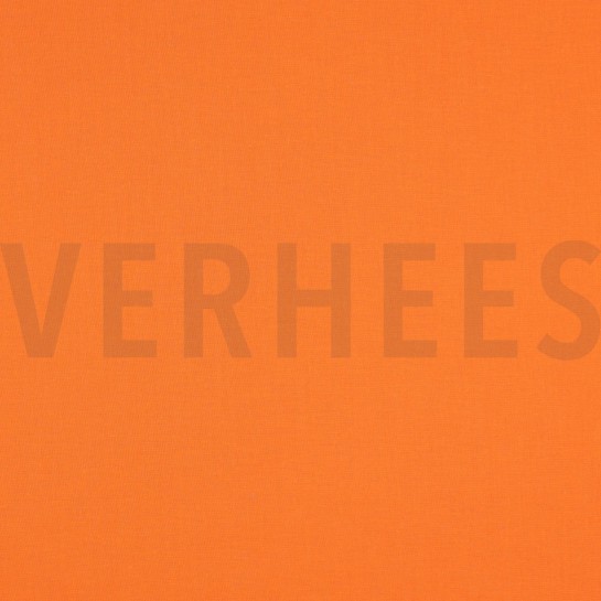 KATOENEN POPLIN MANDARIJNORANJE #7