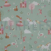 POPLIN CASTLES LIGHT MINT (thumbnail)