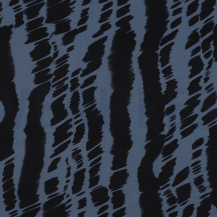 VISCOSE RADIANCE DIGITAL ABSTRACT BLUE (hover)