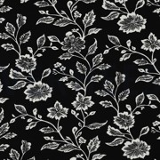 VISCOSE JERSEY FLOWERS BLACK (thumbnail)